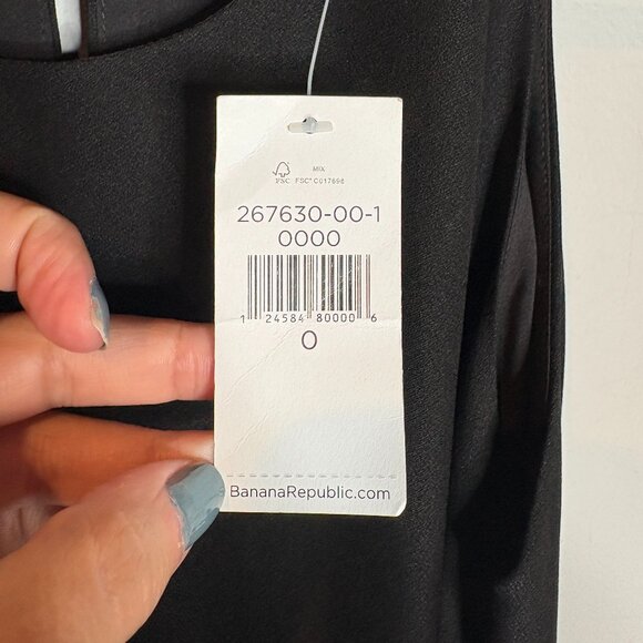 NWT Banana Republic black sleeveless jumpsuit - Picture 4 of 7